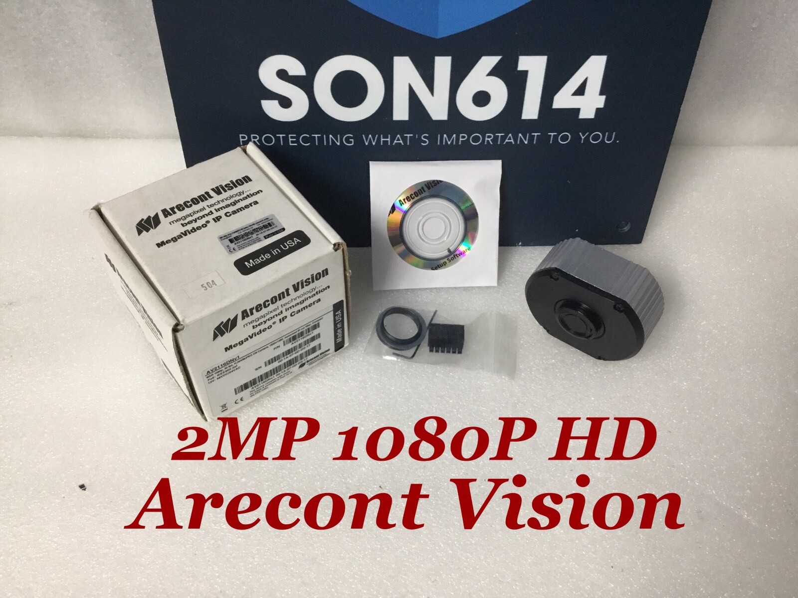 Arecont Vision AV2116DNV1 CCTV Color Camera W/ 1080P 2MP WDR
