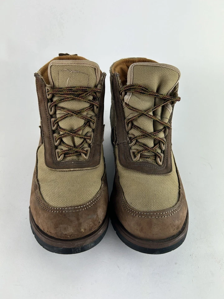 Botas de caminhada Rocky Gore-Tex feminina tamanho 7 M couro marrom/bege 4050 - Imagem 4 de 4