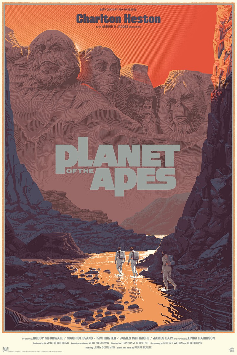 Planet of the Apes by Laurent Durieux Ltd x/275 Poster Print Art