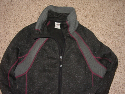 Womens Harley Davidson 97443-15VW Fleece Full Zip Graphic Jacket