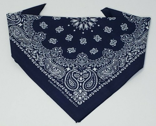 Hav-a-Hank Paisley Bandana Scarf Handkerchief 21x21 Inches Made in USA New - Afbeelding 2 van 5