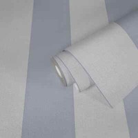 Vliestapete Blockstreifen Struktur Textiloptik Grau Blau 3979-35 (3,75€/1Qm)