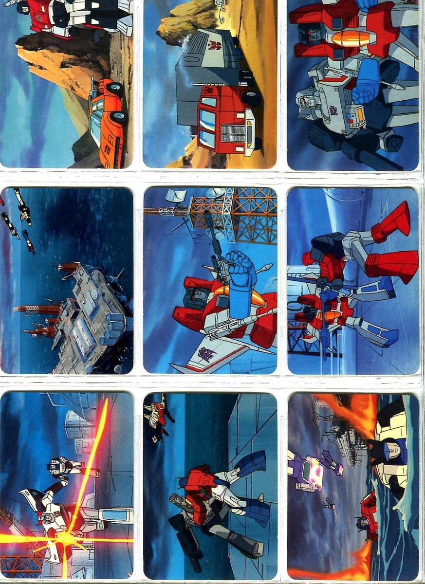 Transformers G1 Action Cards complete set 1-192 | eBay