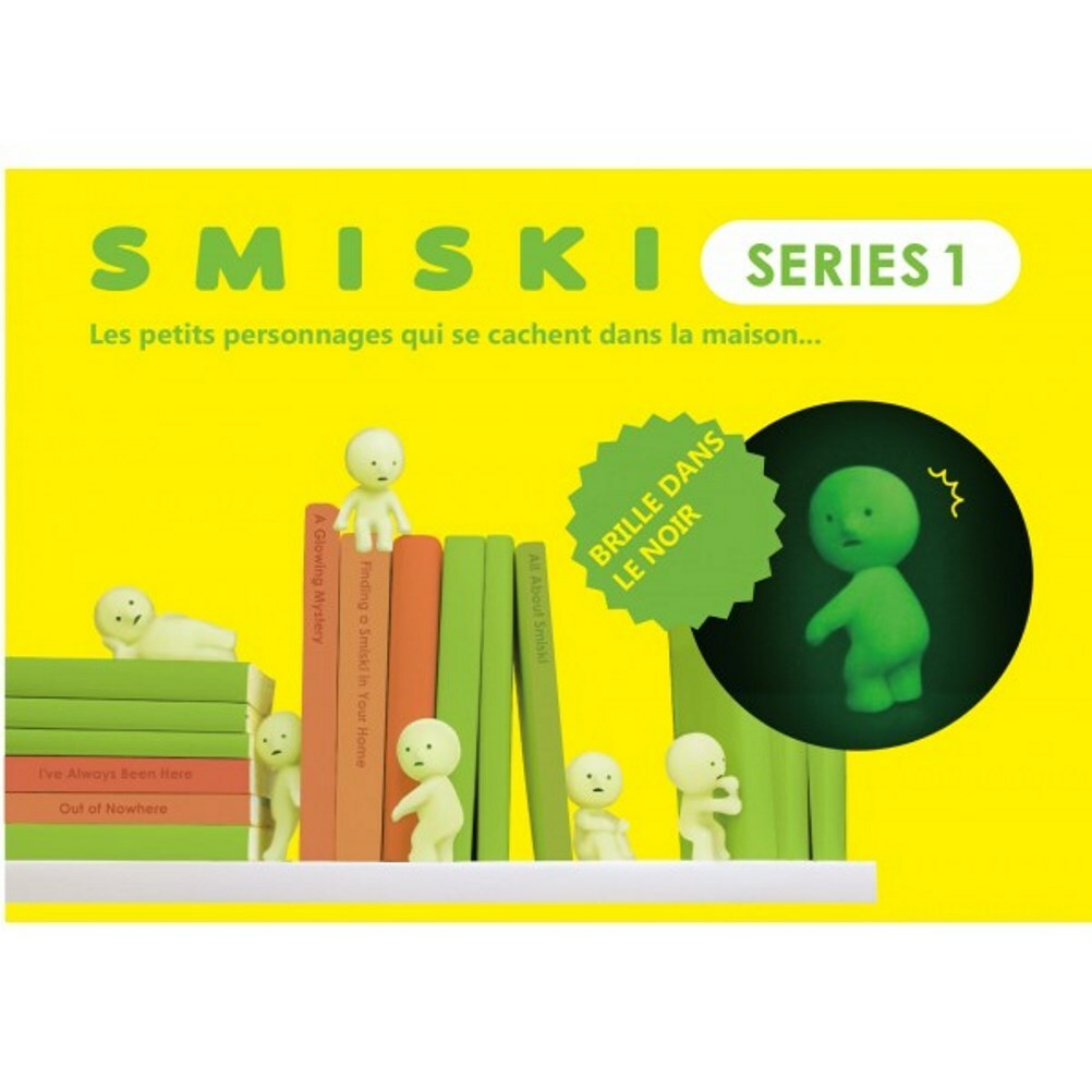 SMISKI figurine série 1 objet déco design phosphorescent en PVC