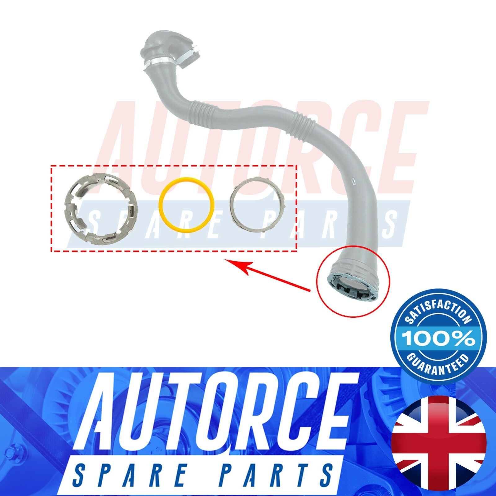 Turbo Intercooler Hose Repair Kit Fits Vauxhall Insignia 1.6 2.0 CDTI