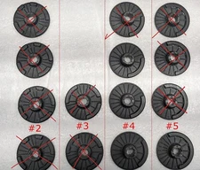 SelectTECH ORIGINAL Bowflex Nautilus 552 Dumbbell Replacement Disc USED NOT 3D