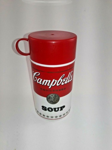Vintage 1998 Campbell's Soup Thermos Soup Can-tainer Plastic 11.5 Oz. 7" High - Picture 3 of 8