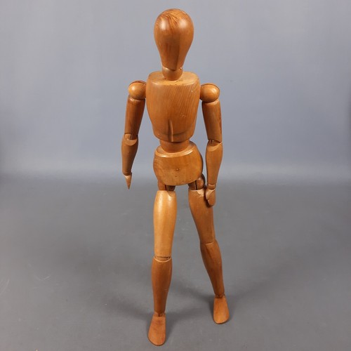 Antique Articulated Wooden Artist Mannequin Doll Craft Model 1950 - Picture 10 of 10