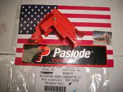 Paslode Part # 900415 - ACTUATOR ASSEMBLY (includes pin & bushing)