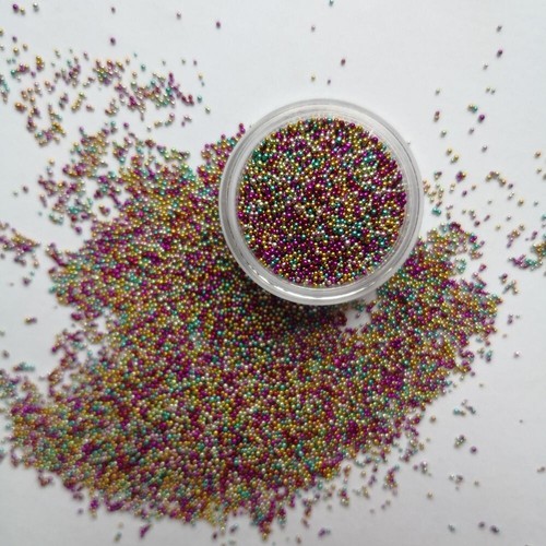Micro Beads Rhinestones Caviar Glass Crystal Mixed Colors Stones Nail Art Decor - Picture 9 of 12