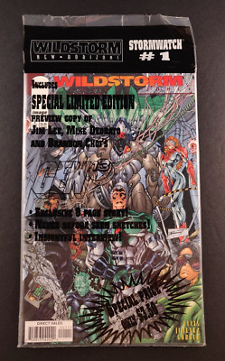 STORMWATCH #1 + GEN 13 Preview (Image 1997) Sealed POLYBAGGED