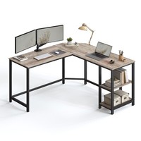 L-FöRmiger Schreibtisch Computertisch Arbeitstisch BüRotisch Vasagle LWD72MB