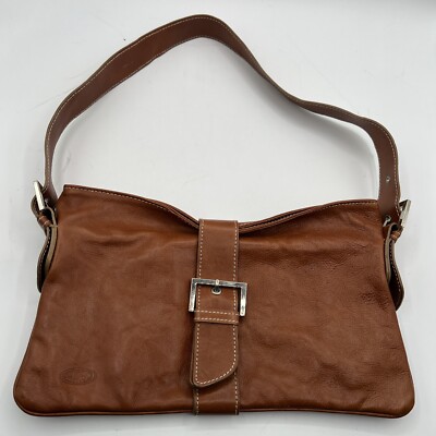 Vintage Firenze Genuine Leather Shoulder Bag Purse Made In Italy  