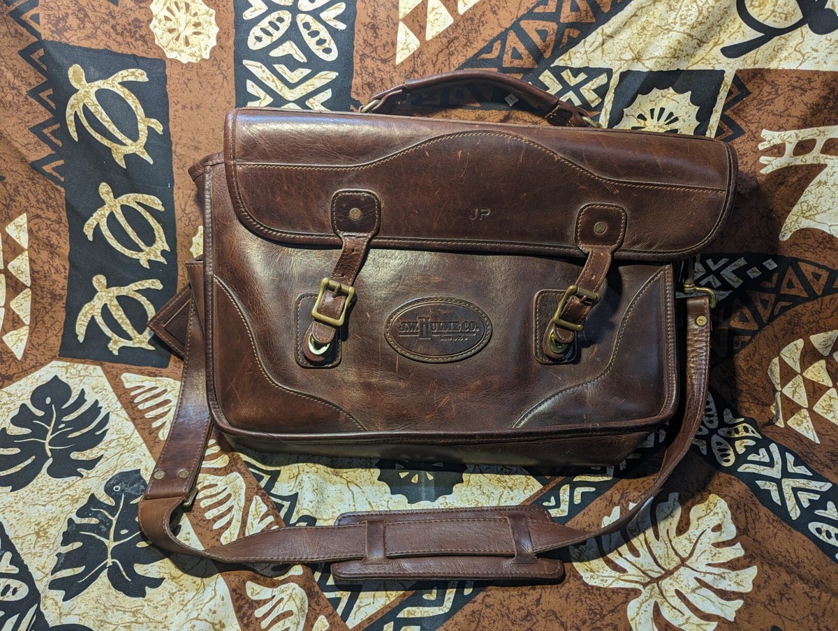 バッグ J.W. Hulme Overnight Briefcase J W HULME Original Heavy Leather Briefcase / Messenger Bag | eBay