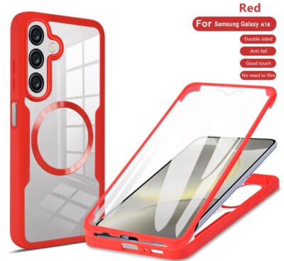 Dustproof Rugged Full Body Clear Magnetic 360 Case For Samsung Galaxy A16