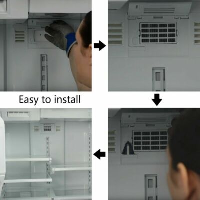 W10311524 AIR1 Refrigerator Air Filter Cartridge Replacement For Whirlpool Kenmore Refrigerator Compatible With Fresh Flow Refrigerator Air Filter, 3 Pack, White - View #6