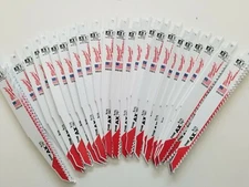 (100) MILWAUKEE 48-00-5026 THE AX 9" 5TPI Sawzall Blade w/nails Made in USA NEW*