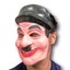 thumbnail 85 - Half Face Comedy Funny People Face Mask Stag Hen Latex Party Masks Masquerade