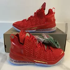 Nike Lebron 18 Basketball Shoes Christmas X-Mas in LA Men’s 8 Women’s 9.5 DB8148