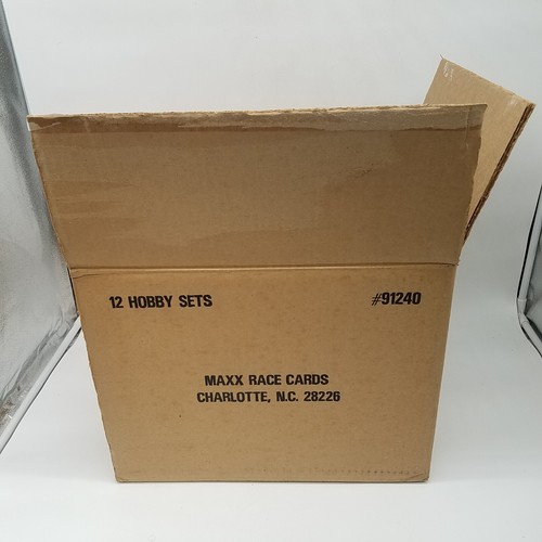 1x Caja de Estuche Sellado - MAXX 1991 Tarjetas de Carrera Juego de Tarjetas Nascar - 240 Tarjetas - Imagen 2 de 7