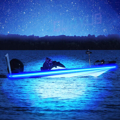 LED Boat Light Deck Blue Waterproof 12v Bow Trailer Pontoon - Foto 6