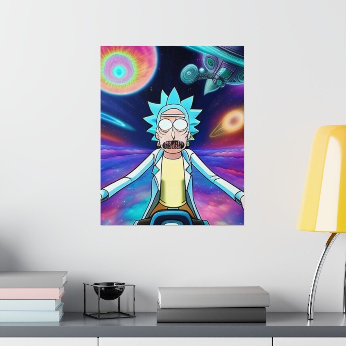 Download Rick And Morty Swirling Portal Wallpaper