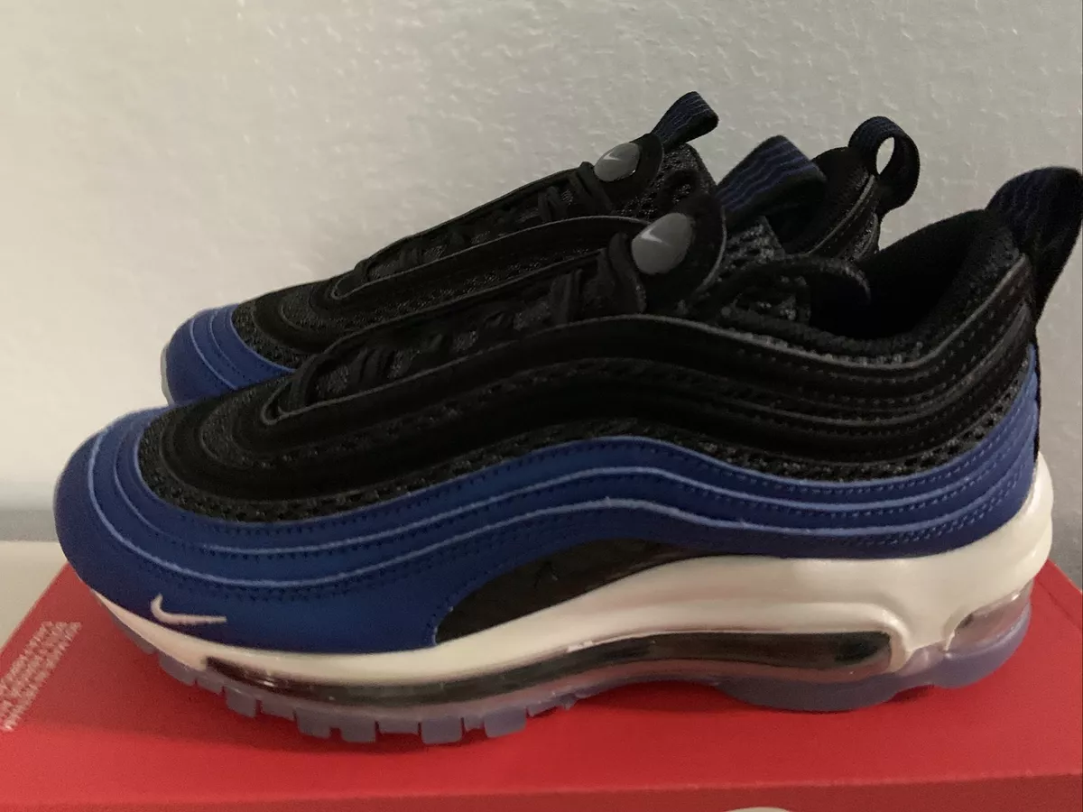 Nike Air Max 97 QS Foamposite Black Blue White CI5011 400 MEN s