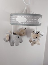 Lambs  Ivy Mobile Wheel with Plush Safari Animals- Replacement or Stand-alone