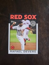 2021 Topps Rafael Devers 35th Anniversary 1986 Insert #86B-59 Boston Red Sox