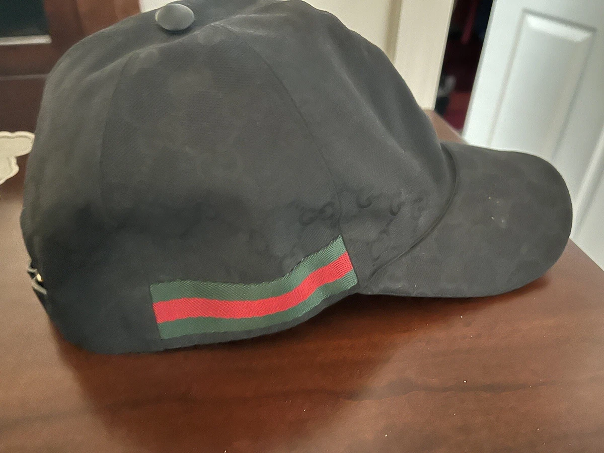 black gucci hat