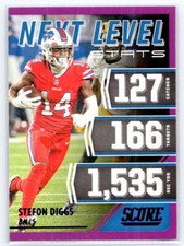 Stefon Diggs 2021 Score Next Level Stats Purple #NL12