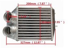 1985-1991 Side Mount Aluminum Intercooler For Renault Super 5 R5 Gt Turbo 130mm 1985-1991 Side Mount Aluminum Intercooler For Renault Super 5 R5 Gt Turbo 130mm