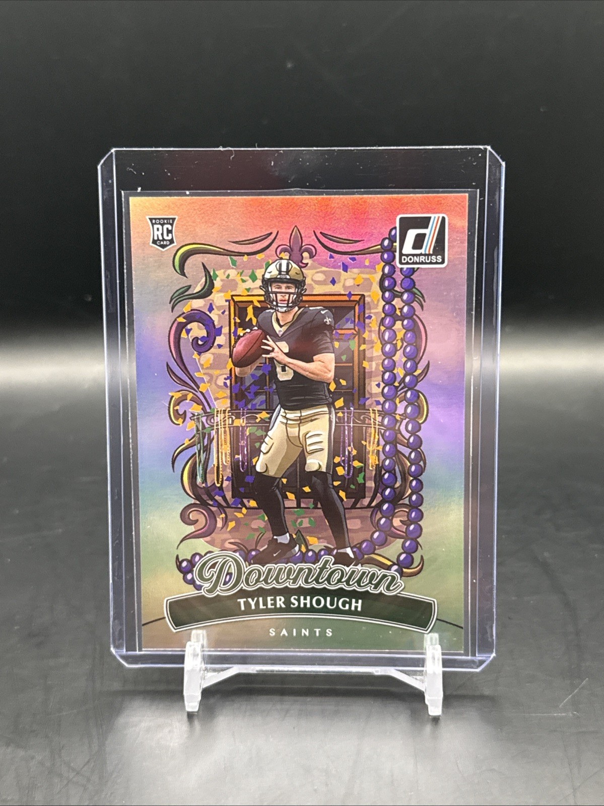 2025 Donruss Football Downtown Tyler Shough RC #19 Case Hit!!! SSP Clean SAINTS