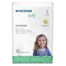 McKesson Baby Baby Diaper Size 7 Over 41 lbs. BD-SZ7 20 Ct