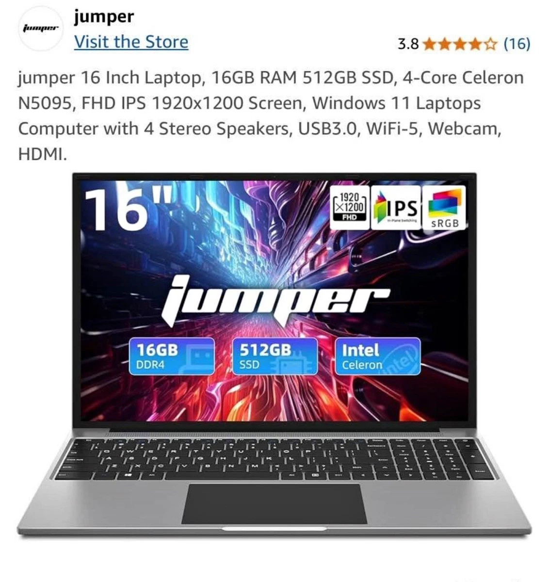 Jumper PC Laptops & Netbooks for sale | eBay