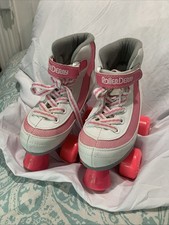 Roller Derby Girls FIRESTAR Roller Skates White/Pink Size 1 Roller Derby Girls