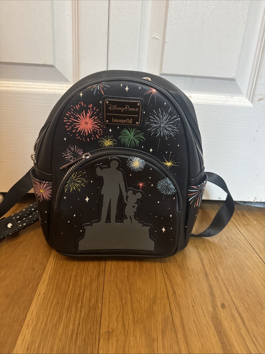 Disney Loungefly 100周年 Disney 100 Years Walt Mickey Loungefly Mini Backpack Light Up