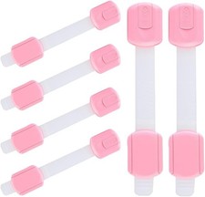 6 Pack Adjustable Safety Cupboard Locks Locks for Kitchen Cupboards Cabinet Fri