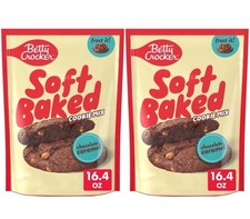 2 Pack Betty Crocker Soft Baked Chocolate Caramel Cookie Mix, 16.4oz