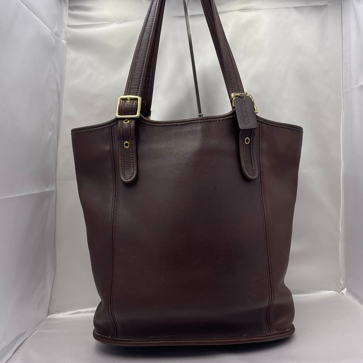 Vintage Coach 9090 LEGACY LARGE SHOPPER Shoulder Tote Bag Dark