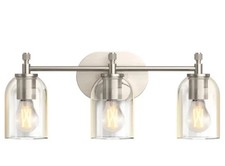 Brushed Nickel - Kohler 34051-SCO3-BNL Orime Three-Light Wall Bathroom Sconce