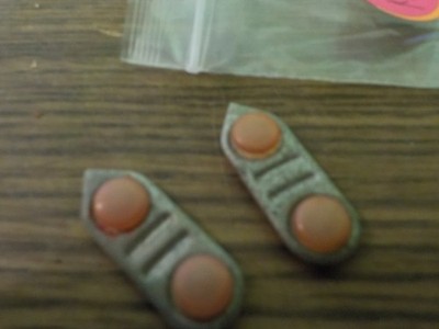 vintage tonka ford fire truck set of 2 taillight for parts