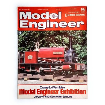 Model Engineer Magazine December 4-17 1981 Vol 147 No 3670 Vintage Engine UK