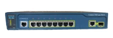 Cisco Catalyst 3560 WS-C3560-8PC-S V01 8-Port Managed 10/100 PoE Switch + p cord