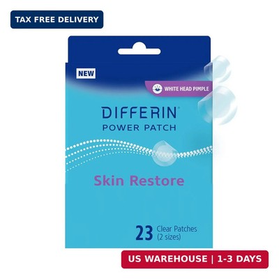 Differin Power Patches for White Head Pimples, Hydrocolloid Patches formulated w