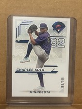 2025 Prospect Edition Baseball Charlee Soto Blue /199 Twins