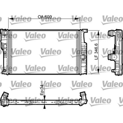 VALEO 735464 KÜHLER WASSERKÜHLER MOTORKÜHLER 17117600523 NEU