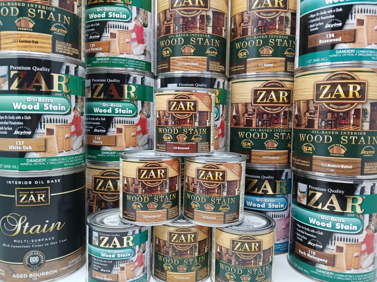 ZAR Wood Stain & Finishes - Discontinued and Hard to Find Colors