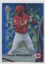 2017 Bowman Platinum Top Prospects Royal Blue Taylor Trammell #TP-TT 0c6