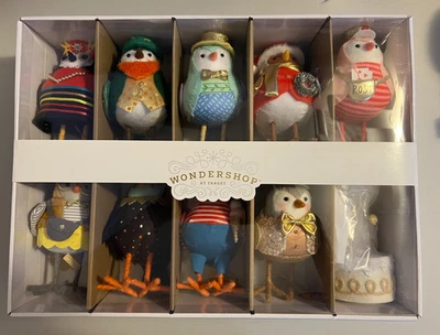 Target Wondershop 10pc Featherly Friends 2025 Anniversary Bird Set ~ NEW - Image 1 of 3